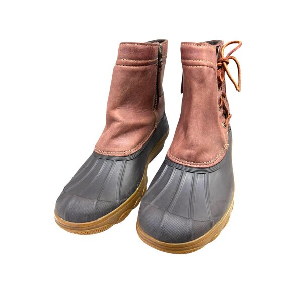 Sperry Top Sider Saltwater Brown Wedge Spray Duck Boot - Picture 6 of 10